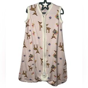 Burt's Bees Organic Deer Beekeeper Wearable Blanket Sleep Sack Small 0-6 Months